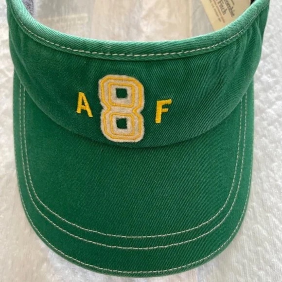 Abercrombie & Fitch Visor New 100% cotton adjustable - Picture 2 of 8